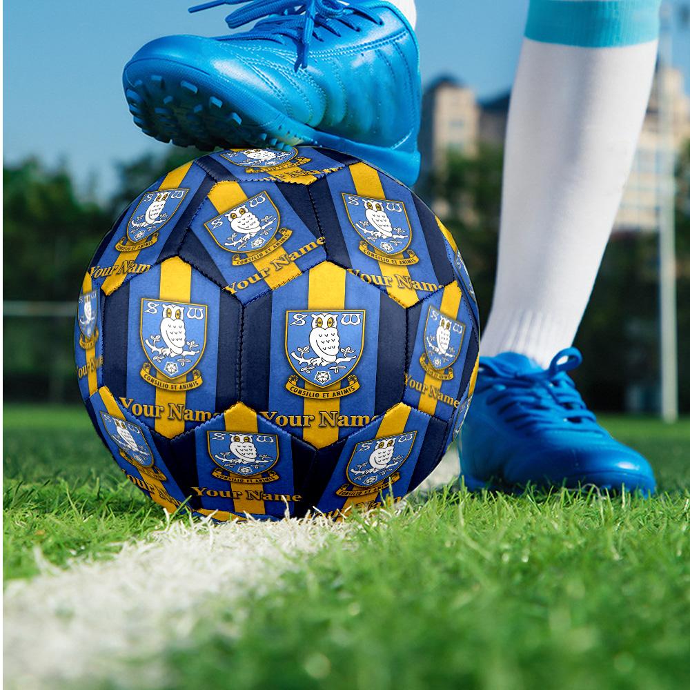 Sheffield Wednesday FC Fashion Size 5 Football Wearproof Non‑Slip Soccer Ball For Sports Training Entertainment Use