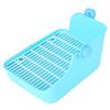 Square Shape Pet Toilet Plastic Easy To iInstall Small Animal Toilet for Rabbit Chinchilla Guinea Pig Cage Use
