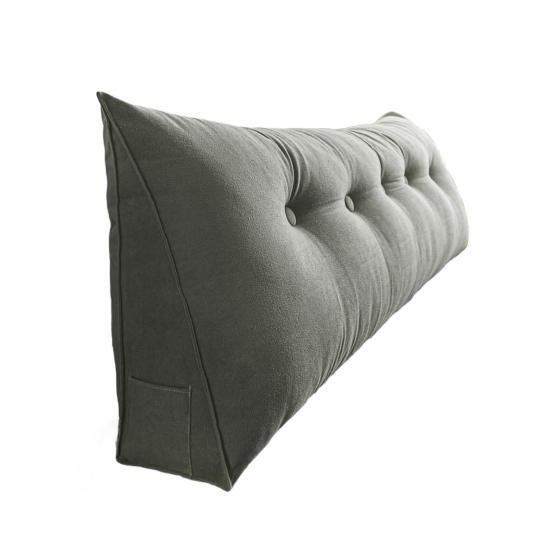 Подушка-клин для изголовья Треугольная подушка для изголовья с боковым карманом Подушка-валик для кровати