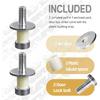 Door Lock Striker 38420 Compatible With Door Latch Bolts For 1971-1991 GMC Truck Door Bolt Pin Replace OEM 9601750 - Sold In Pairs