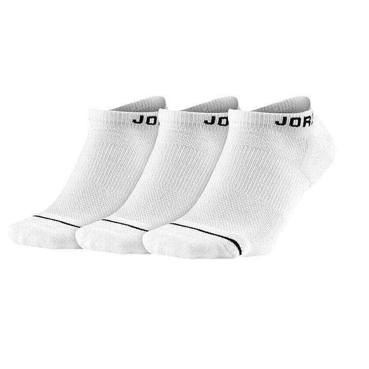 Jordan Спортивные носки на щиколотку унисекс белые для пары SX5546-100