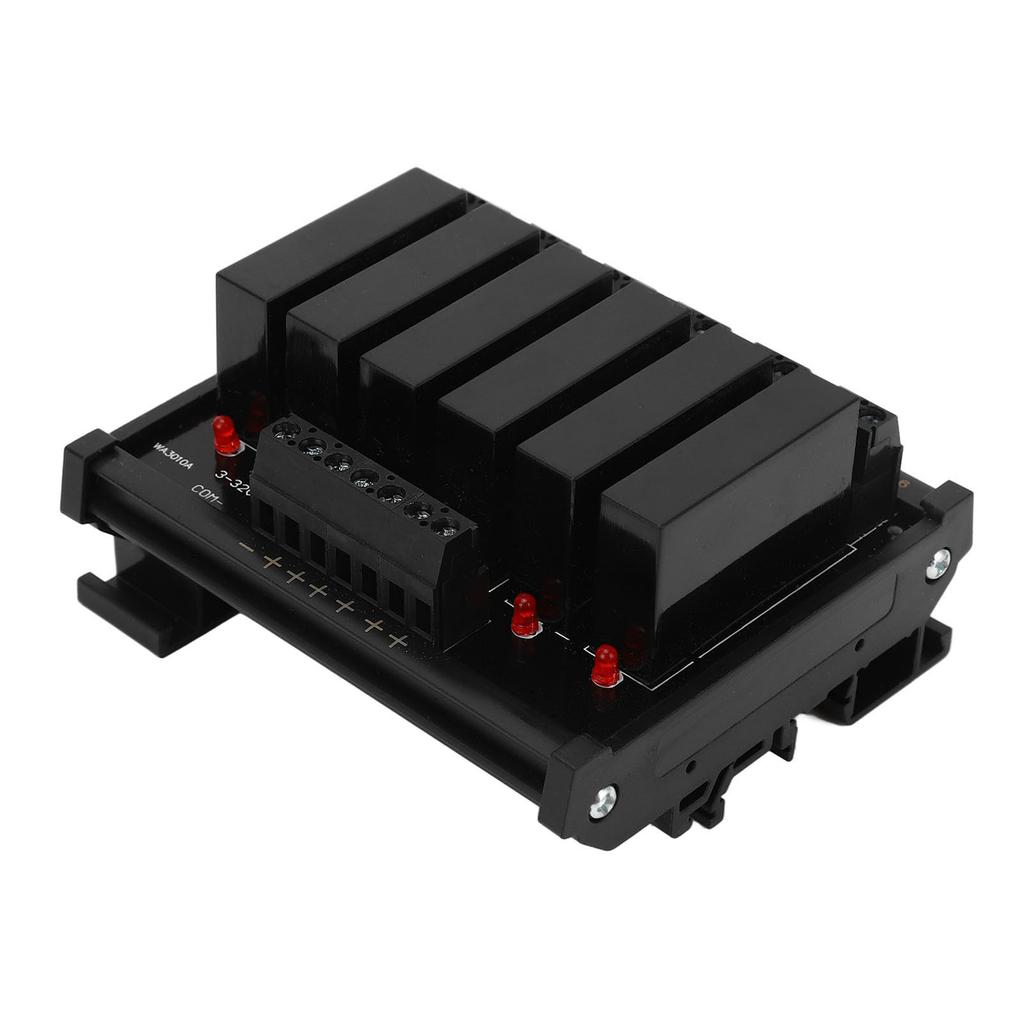 6 Channel DC to AC Solid State Relay 3‑32VDC Input 5‑8A 24‑480VAC Load Solid State Relay SSR Module