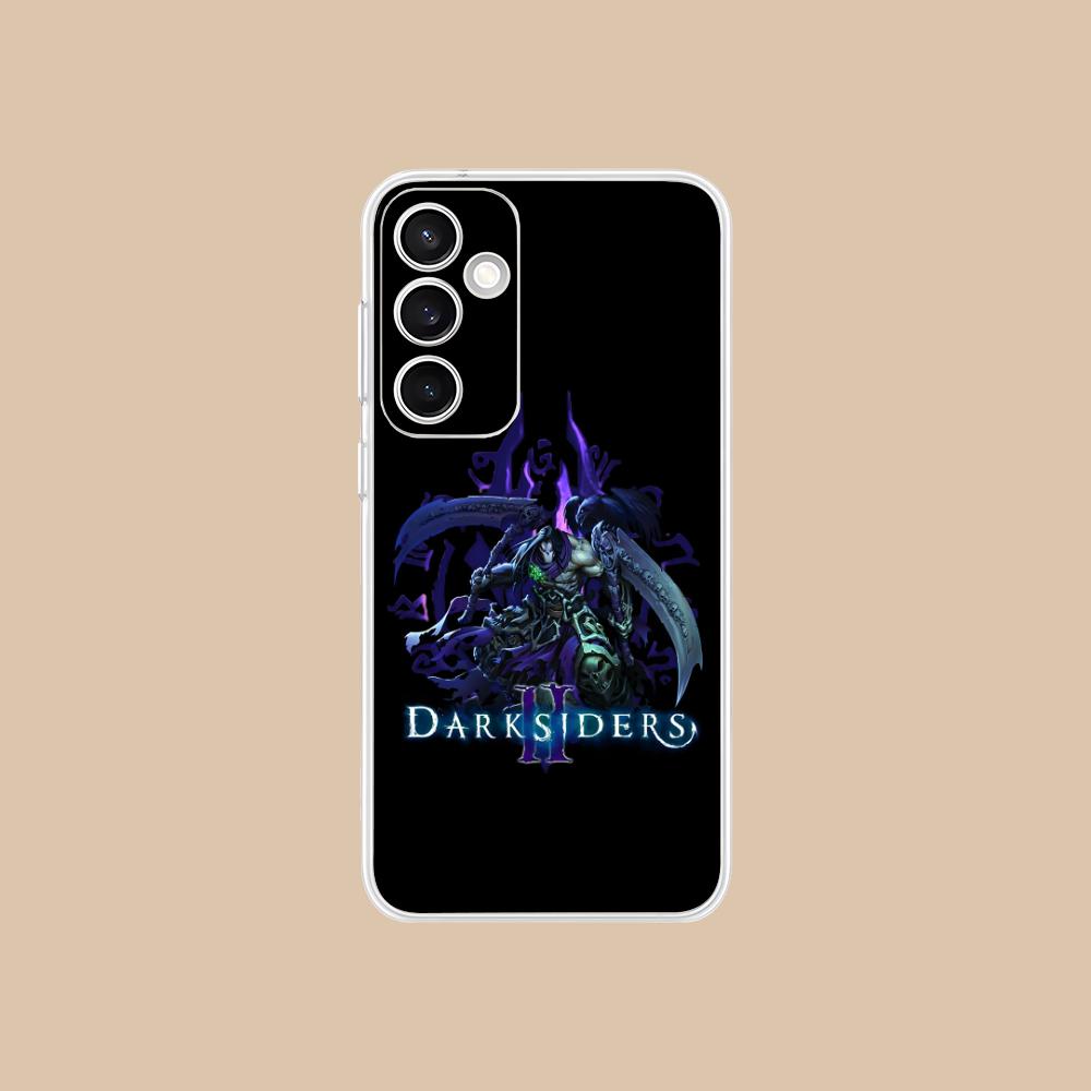 Чехол для мобильного телефона Darksiders для Samsung Galaxy S25 S24 S23 S22 S21Plus FE Ultra Прозрачный Цветной Чехол Роскошные Мобильные Телефоны