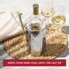 Vacu vin Vacu Vin Rapid Ice Wine Полиэтиленовая смола [Официально импортировано] Охладитель, Большой, Серебристый,