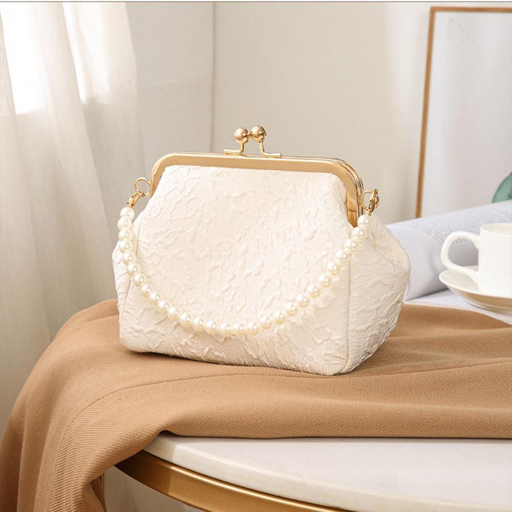 Cloth Chinese Style Crossbody Bag Solid Color Vintage Women's Handbag Lady/Girls