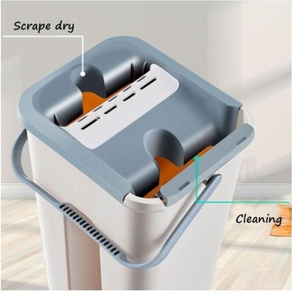 Ленивые люди Волшебные чистящие швабры Свободная ручная чистка Швабра из микрофибры с ведром Плоская выжимная швабра-распылитель Домашняя кухня Инструменты для уборки пола