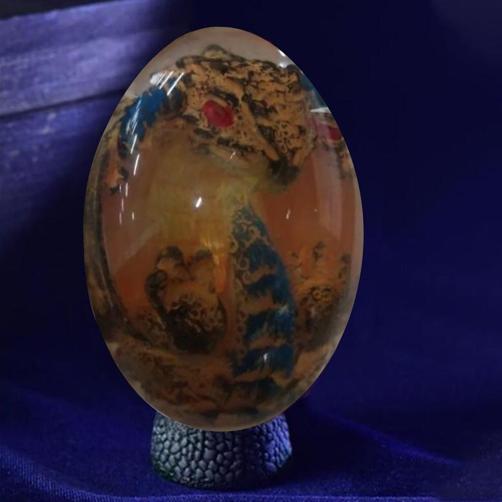 (Софиелес)Прозрачная скульптура из смолы с кристаллами дракона, настольные украшения