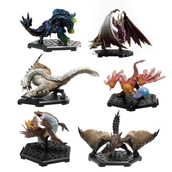 Японская Оригинальная Масштабная Модель Monster Hunter Rise Серия Dawn Дробящий Дракон Парализующий Тигрекс Фигурка Действия Игрушки Подвижные Сочлененные Детализированные