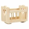 Wooden Cradle - Miniatures - Floristry - Hobby Colors - 5.5x8x6.3cm