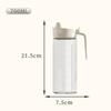Transparent Oil Tank Curved Handle Oil Bottle Easy To Use Seasoning bottle  Kitchen
