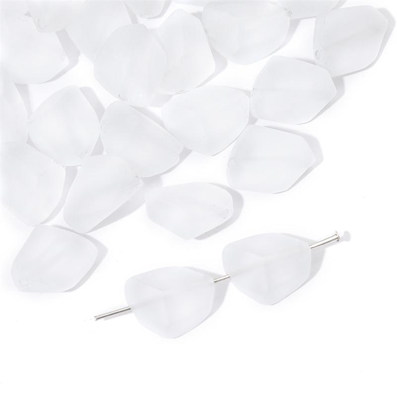 Матовые ограненные бусины из плоского камня из хрустального стекла для изготовления украшений своими руками, разных цветов