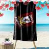 Liverpool Flag Print Beach Towel, Large Soft Quick Dry Towel for Beach Camping Swimming