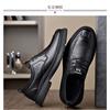 Men S Breathable Outdoor Casual Business Slip On Leather Shoes