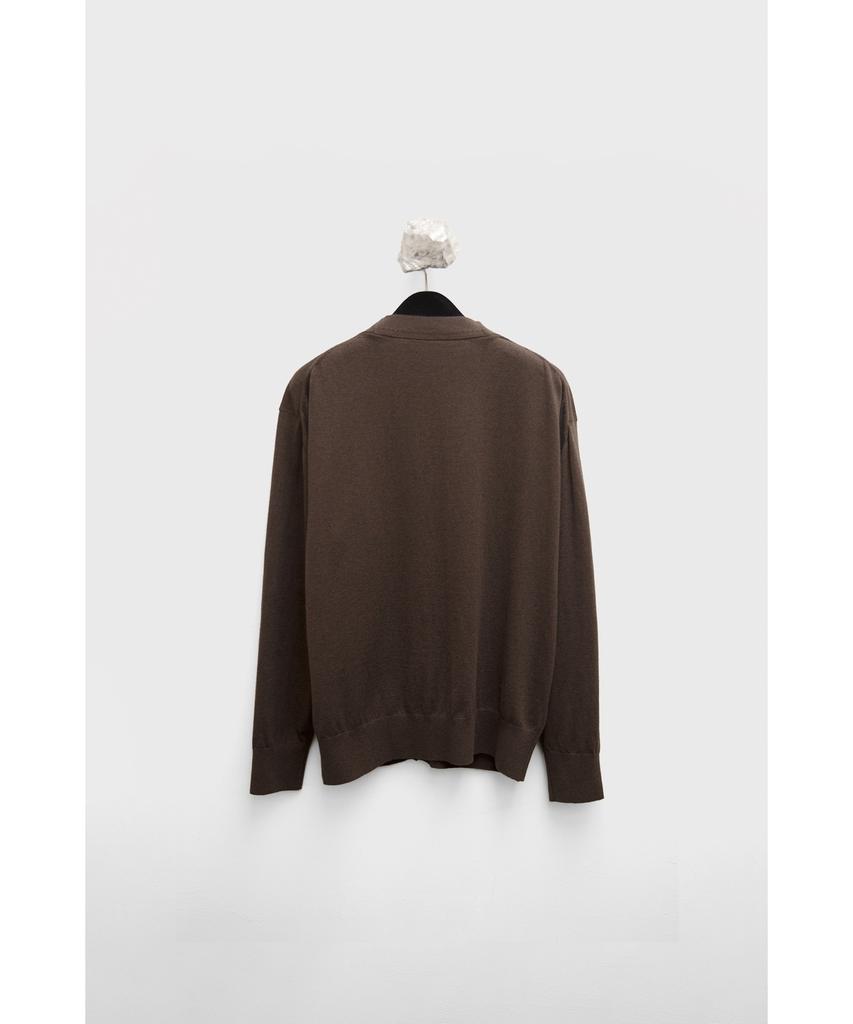 YOUTH Cotton Cashmere Cardigan - Dark Brown