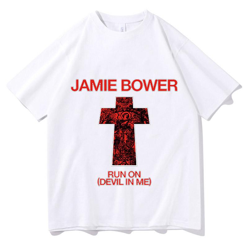 Jamie Bower Waiting for Your Love Merch Tshirts Unisex Women Summer Cotton Clothing Hiphop Fashion Round Neck Short Sleeved Tee