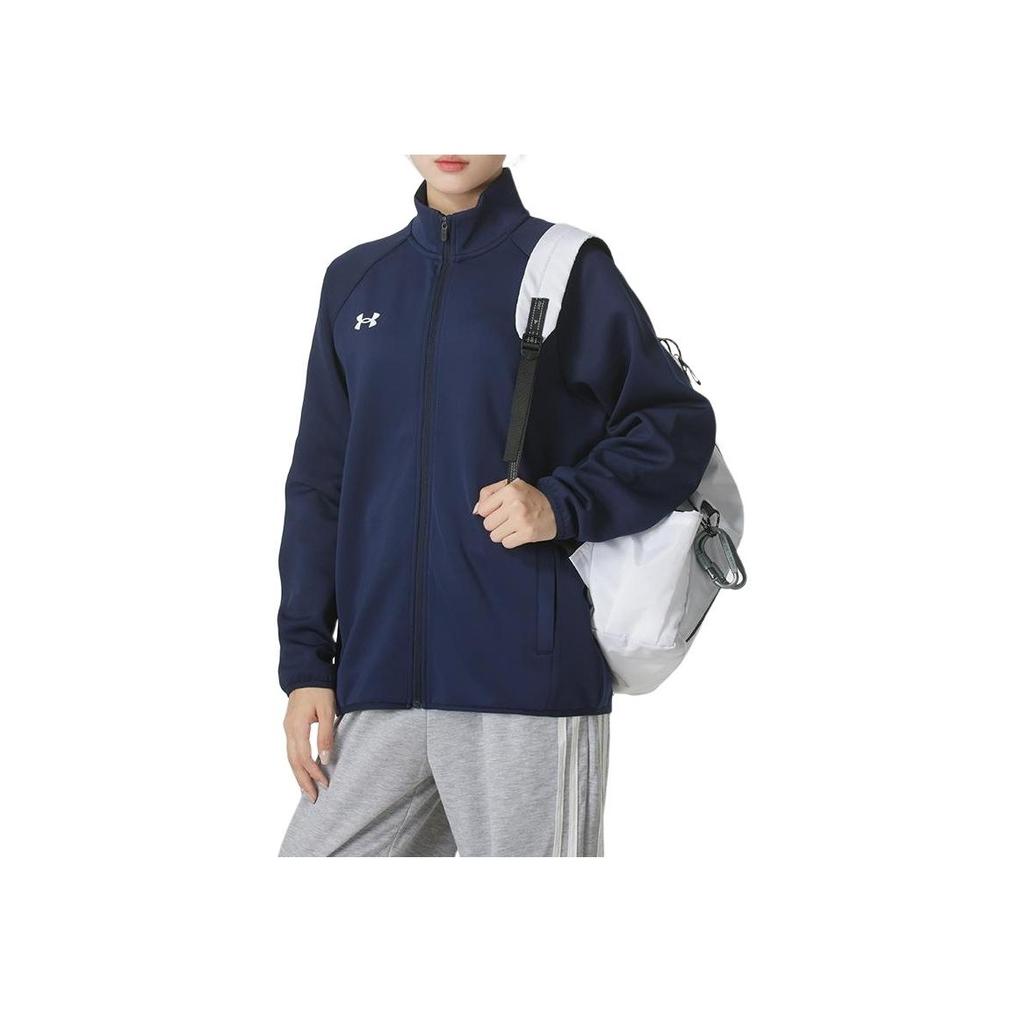 Under Armour Модная повседневная спортивная куртка на молнии унисекс-куртки синего цвета 24600406-409