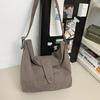 Сумка кроссбоди женская холщовая сумка большой вместимости повседневная наплечная сумка модная сумка-тоут в стиле ленивый шик ретро сумка-пельмень