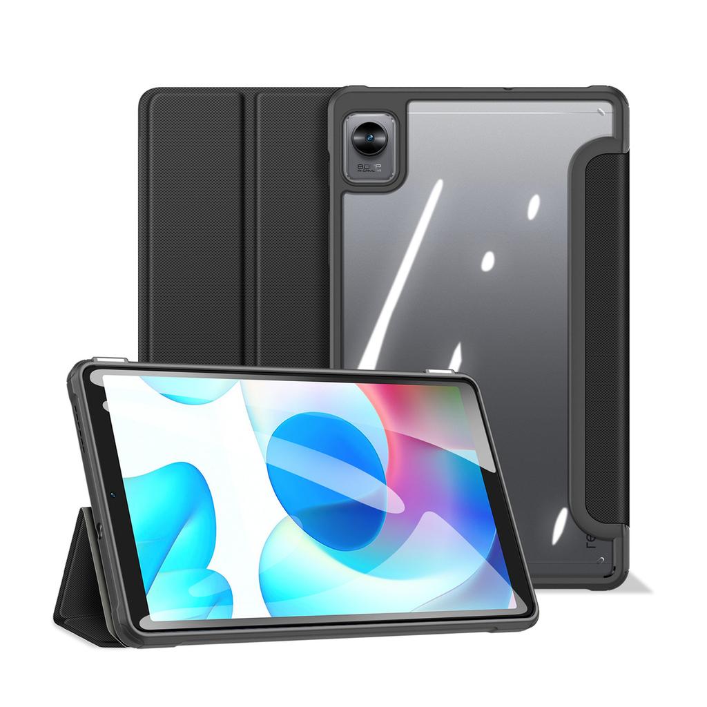 Dux Ducis Toby Rugged Smart Flip Case for Realme Pad Mini - Black