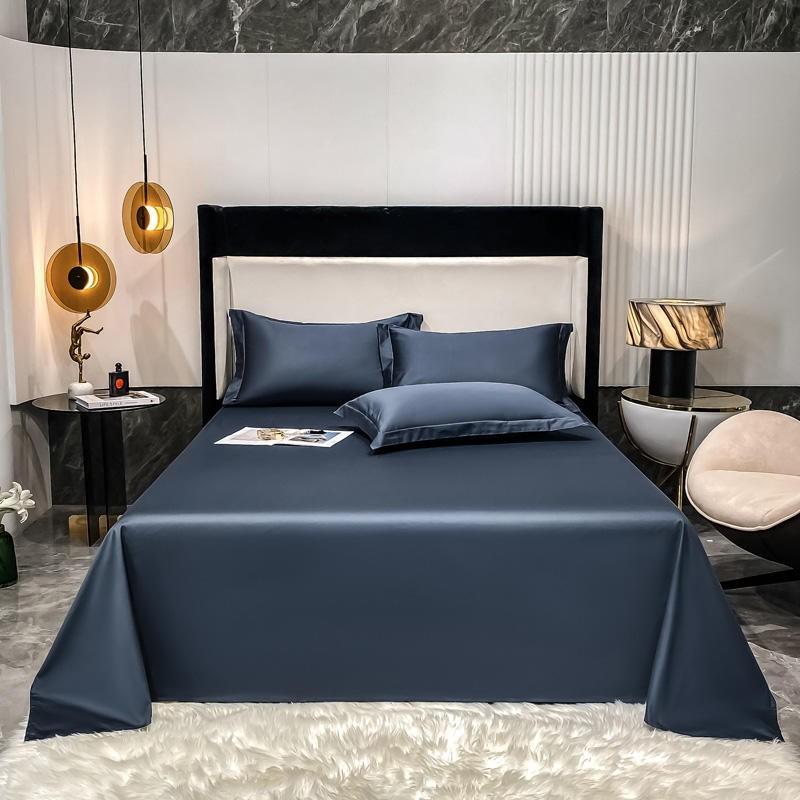 Роскошная простыня из 1000TC египетского хлопка, плоская/на резинке, Elegant Comfort Premium, гостиничного качества, 1 шт., покрывало, не мнется, легко стирается