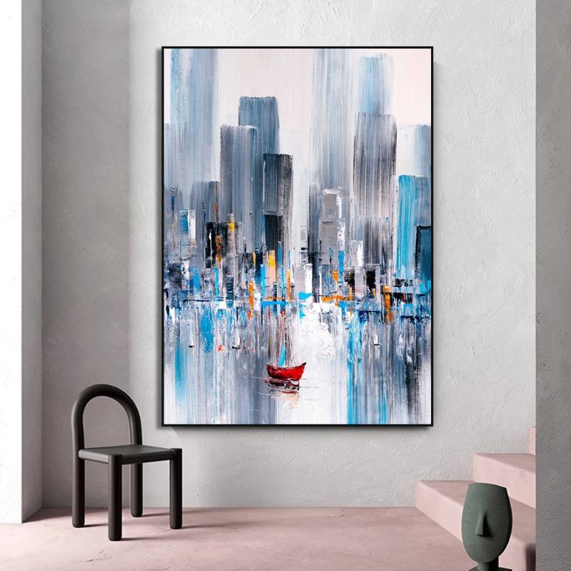 Винтажный Парусник Парусный Пейзаж Постер Печать на Холсте Винтажный Океан Парусник Настенное Искусство Картина Домашний Декор Комнаты Cuadros