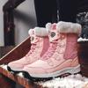 Fashion Women's Winter Boots Mid Calf Warm Lined Snow Boots Non Slip Warm Shoes Fashionable Casual Women's Boots  Platform Shoes