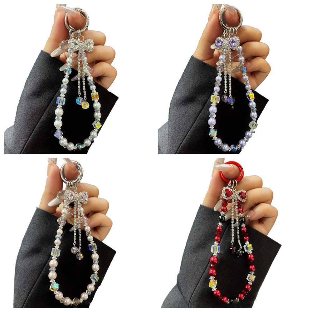 Высококачественный роскошный ремешок для телефона со стразами, жемчужный ремешок для телефона со стразами, подарок для девочек на Новый год