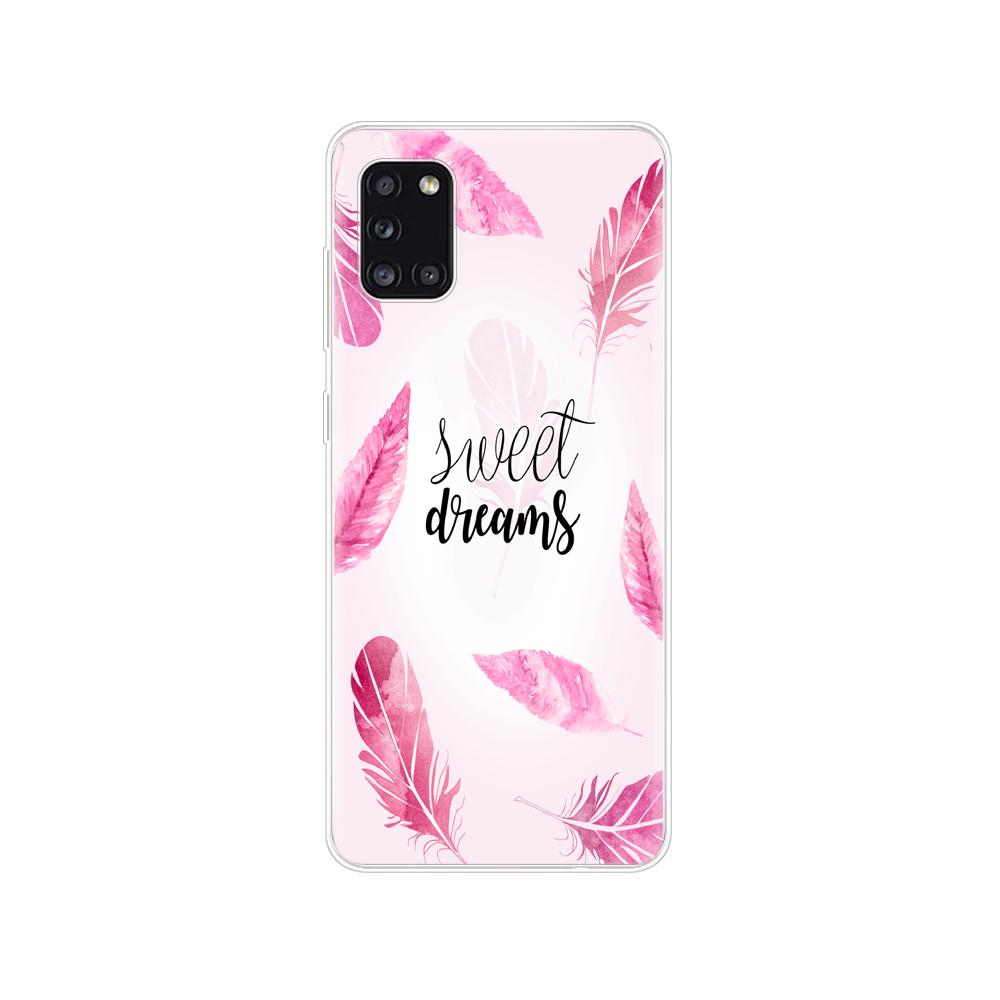 Чехол для Samsung Galaxy A31, чехол для Samsung A31 A 31 SM-A315F, силиконовый мягкий чехол из ТПУ, бампер 6,4 дюйма