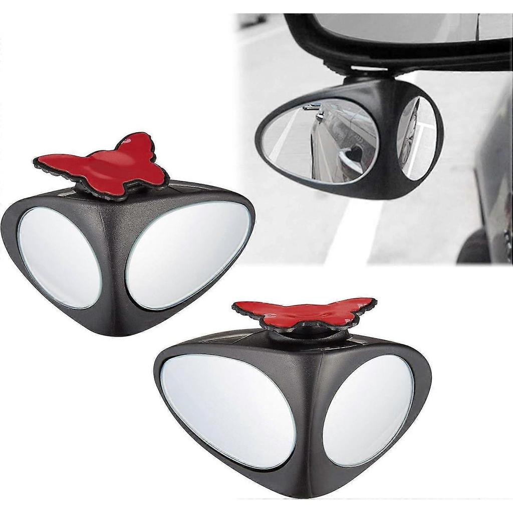 Car Blind Spot Mirror Wide Angle Rear View Mirror Blind Spot For Front/rear Observation Universal,left+right - DD less