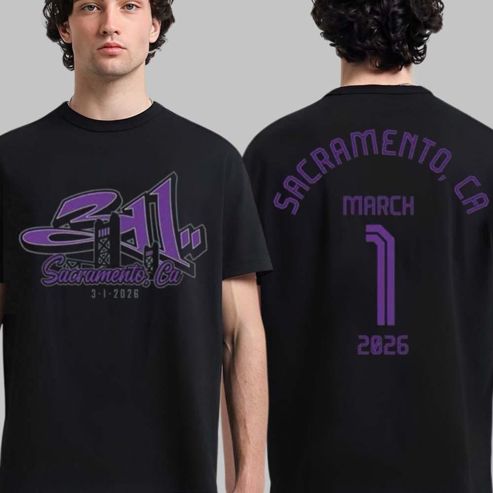 311 Rock Band Sacramento California 2026 Event March 1 2026 Exclusive Tshirt Unisex T-Shirt