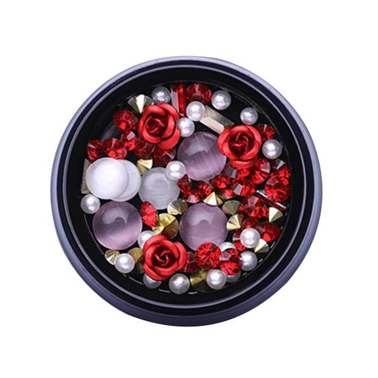 Блестящие стразы для дизайна ногтей, блестки, патчи, смешанные украшения для маникюра