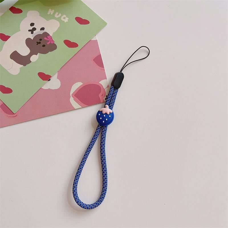 Милый ремешок для телефона, креативный модный цветочный ремешок для телефона, портативный браслет для женщин, аксессуары для мобильных телефонов на запястье