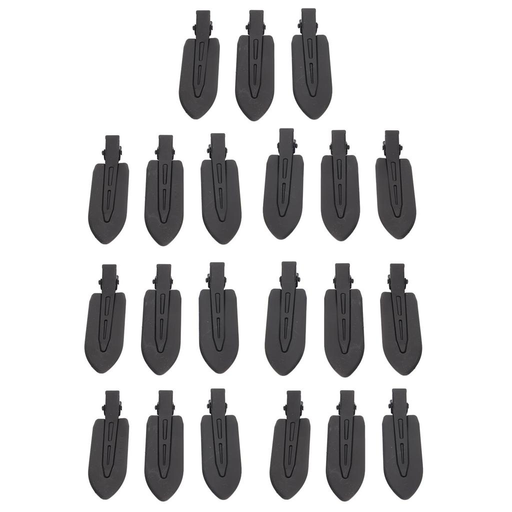 21 шт. Парикмахерские макияжные заколки для волос женские домашние салонные черные в форме листьев заколки-автоматы для прически, челки