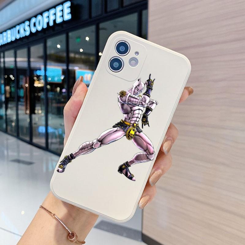 Чехол для телефона Cortoon JOJO'S BIZARRE для IPhone 14 11 12 13 Pro Max X XR XSMax 6 6S 7 8 Plus SE 2022, мягкий квадратный цветной чехол для телефона