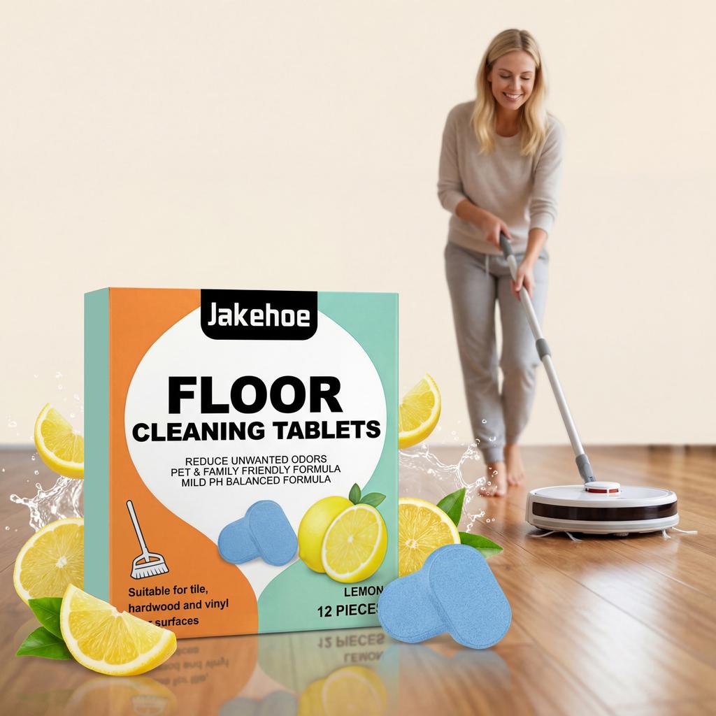 Floor Cleaning Tablets For Tiles And Hard Floors With Fresh-Scent And Stain Removal