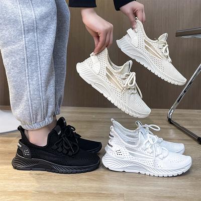 Модные женские прогулочные туфли Легкие спортивные нескользящие кроссовки Повседневные кроссовки с дышащей сеткой Теннисные кроссовки Спортивная обувь на открытом воздухе