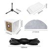 Совместимый с For Tapo RV30 Max Plus/RV30 Max/RV20 Max Plus/RV20 Max Комплект для замены основной щетки и фильтра для робота-пылесоса