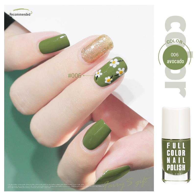 Long-lasting Quick-dry Waterproof Nail Polish Set - Tear-proof, No-bake Formula