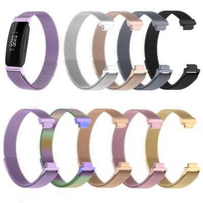 Магнитный металлический браслет для Fitbit Inspire 3, ремешок из нержавеющей стали для аксессуаров Fitbit Inspir3