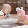Baby Electric Crawling Doll Toy with Music Light USB Rechargeable Infant Toddler Boys Girls Interactive Walking Crawling Learning Doll Toy