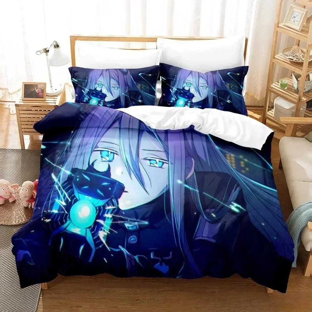 3D Anime Kawaii Girls Yoisaki Kanade Bedding Set Printed With Pillowcase Bed Duvet Cover Soft Queen King Size Bedclothes Home