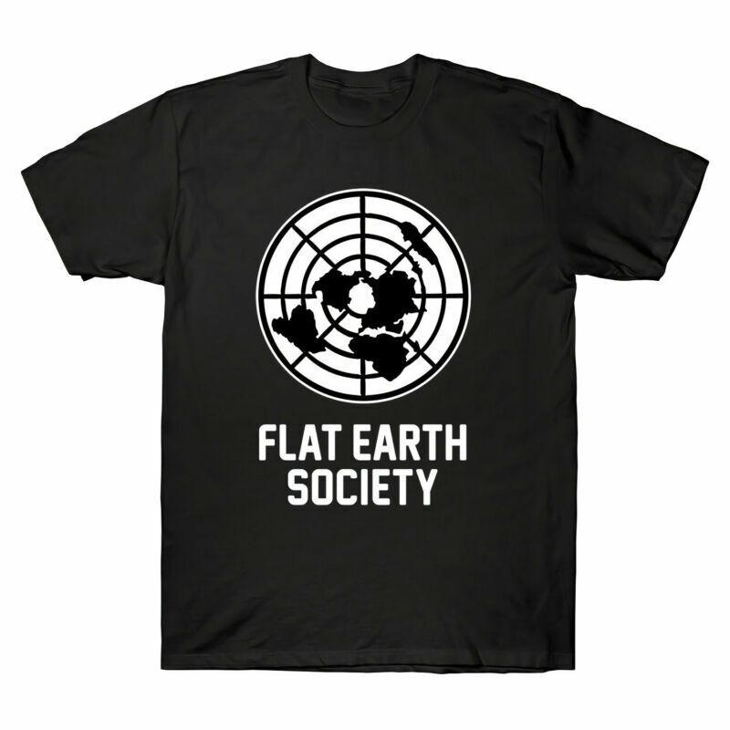 Cotton TShirt Tee Flat Cult Truth Theory Society Flatearth Unisexs Moveunisext Earth