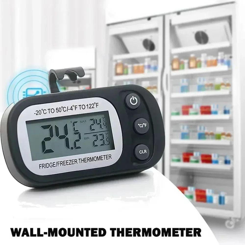 LCD Digital Screen Electronic Digital Thermometer Waterproof Freezer Thermometer  Cold Storage