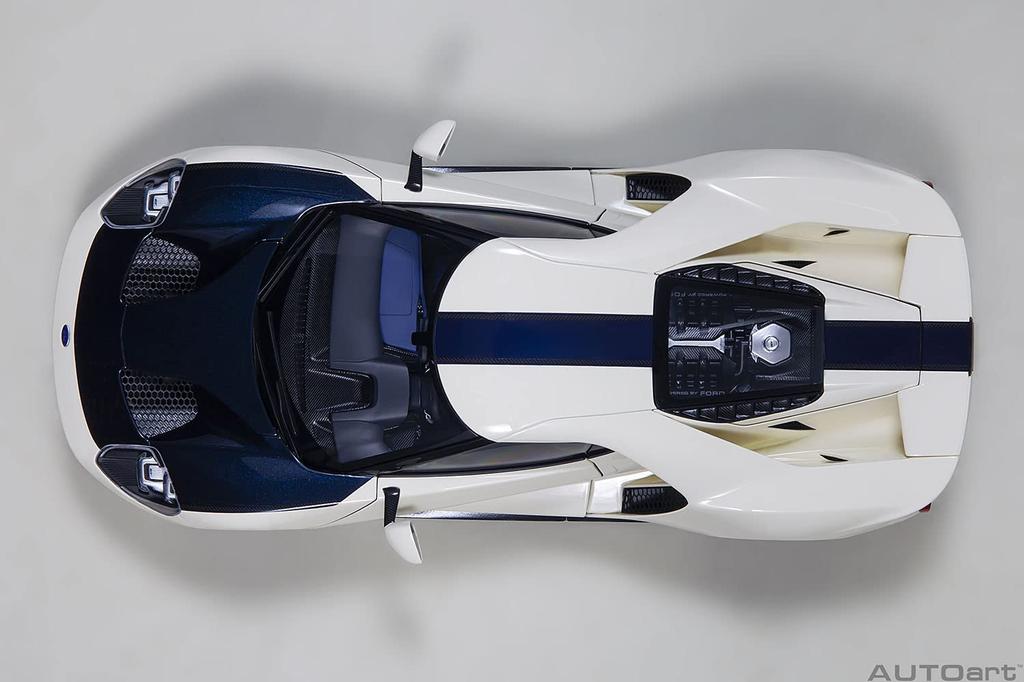 AUTOart Ford GT Prototype Heritage Edition Blue Finished Product 1/18 '64 White/Dark