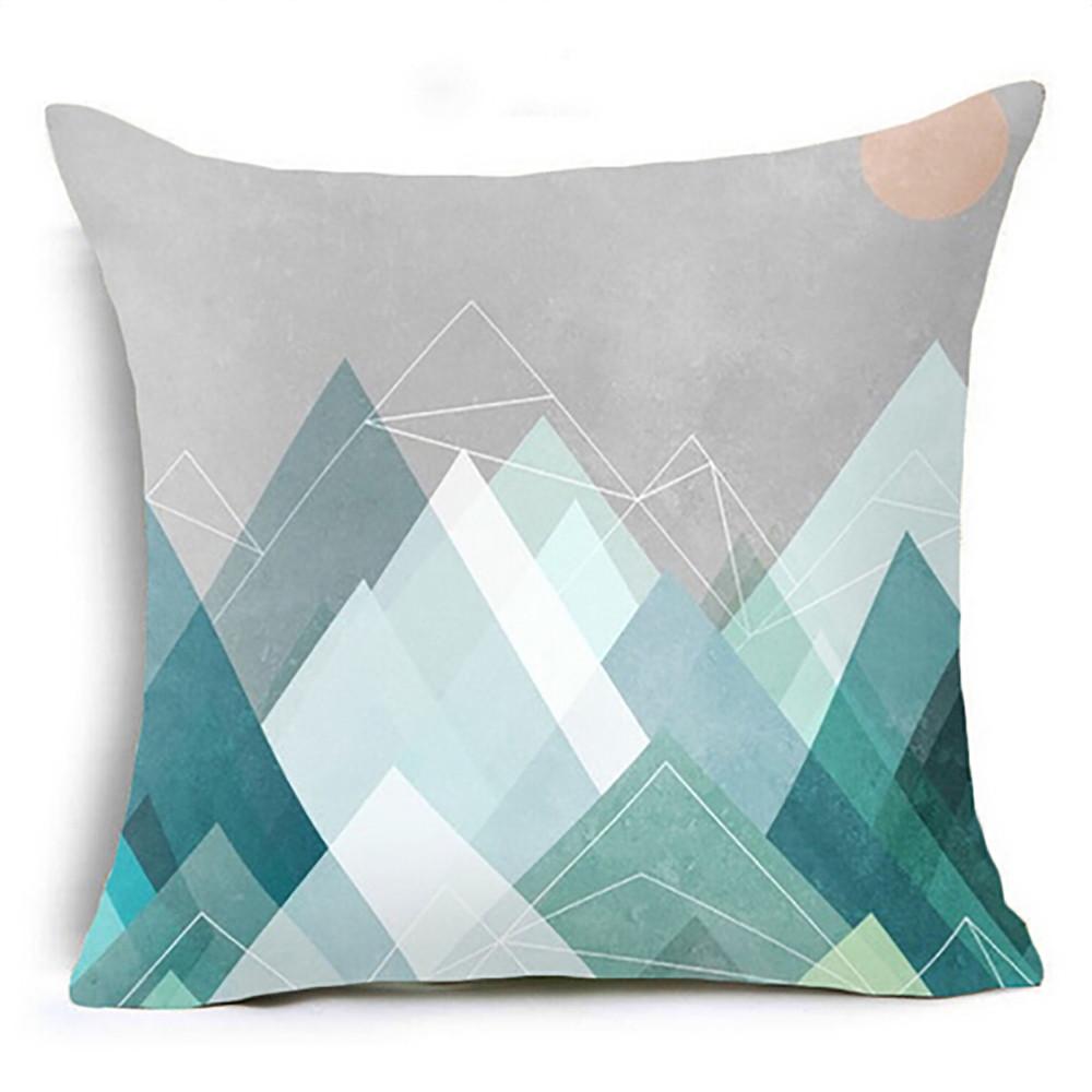 Geometric Pillow Case Waist Cushion Cover Sofa Home Decor