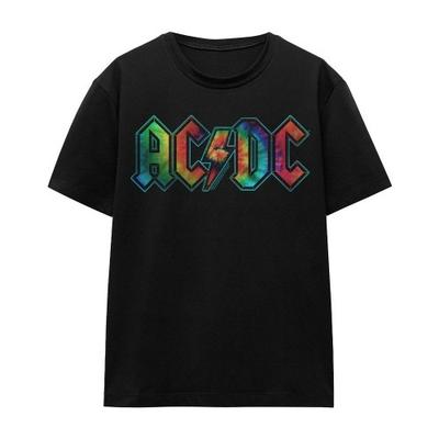 AC/DC Футболка с логотипом тай-дай для взрослых унисекс