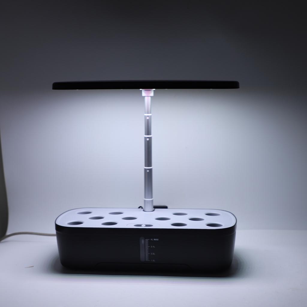 Hydroponics Growing System Planter ABS 12 Pods Soilless Indoor Garden Kit with LED Grow Light for Home