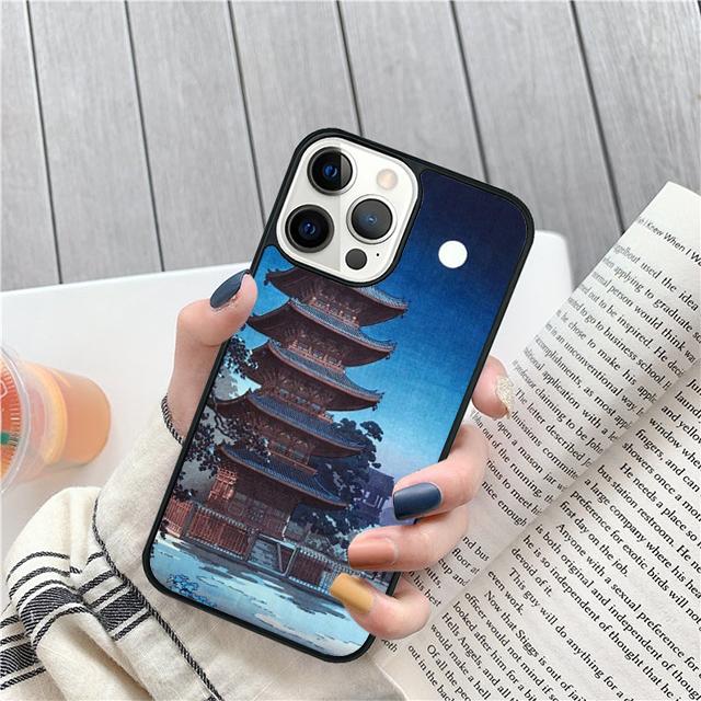 Укиё-э Японский стиль Искусство Живопись Чехол Для iPhone 17 Air 15 16 14 13 12 Pro Max 11 Pro Max Plus Чехол для телефона