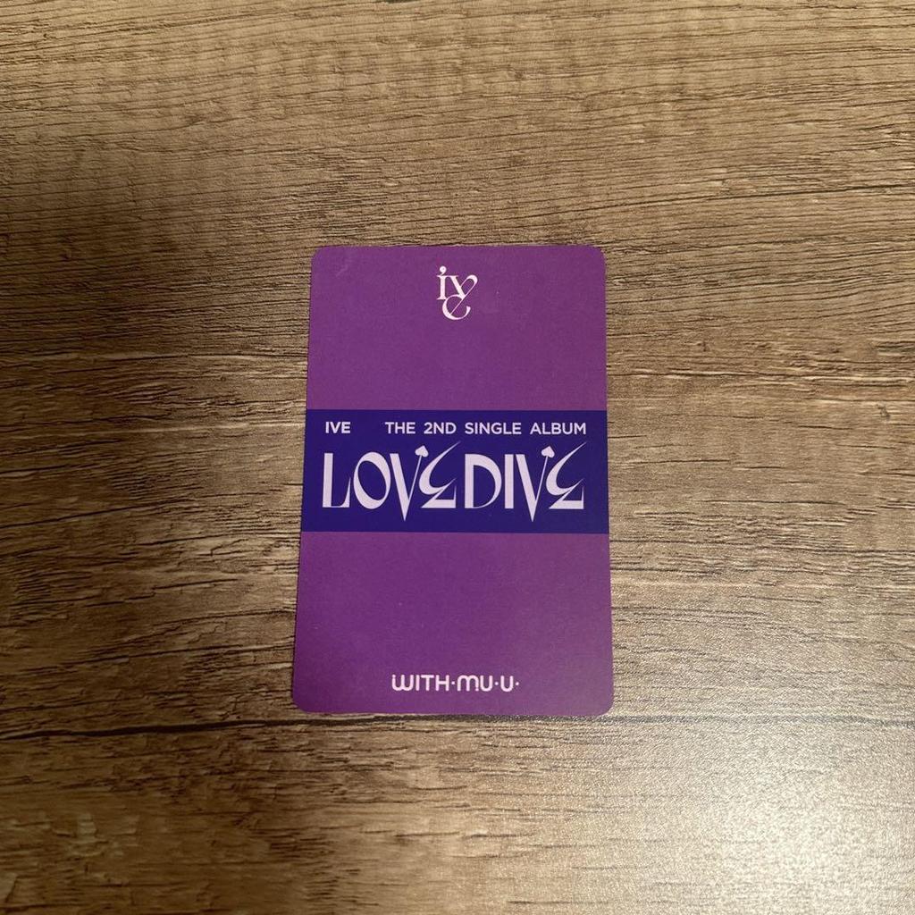 [USED] ive love dive withmuu trading card ray lovedive