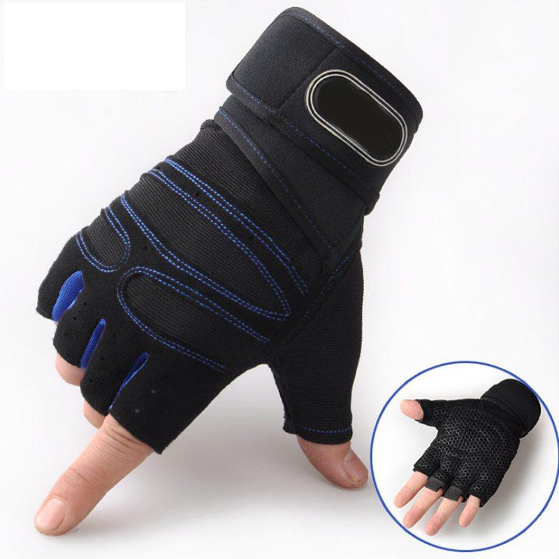 Dumbbell Gloves for Men Women Weightlifting Crossfit Bodybuilding Workout Sport Gym Training Gloves Non-slip Wrist Protector