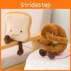 Cute Plush Pastry Toys Croissant Doll Peanut Keychain Childrens Birthday Gift